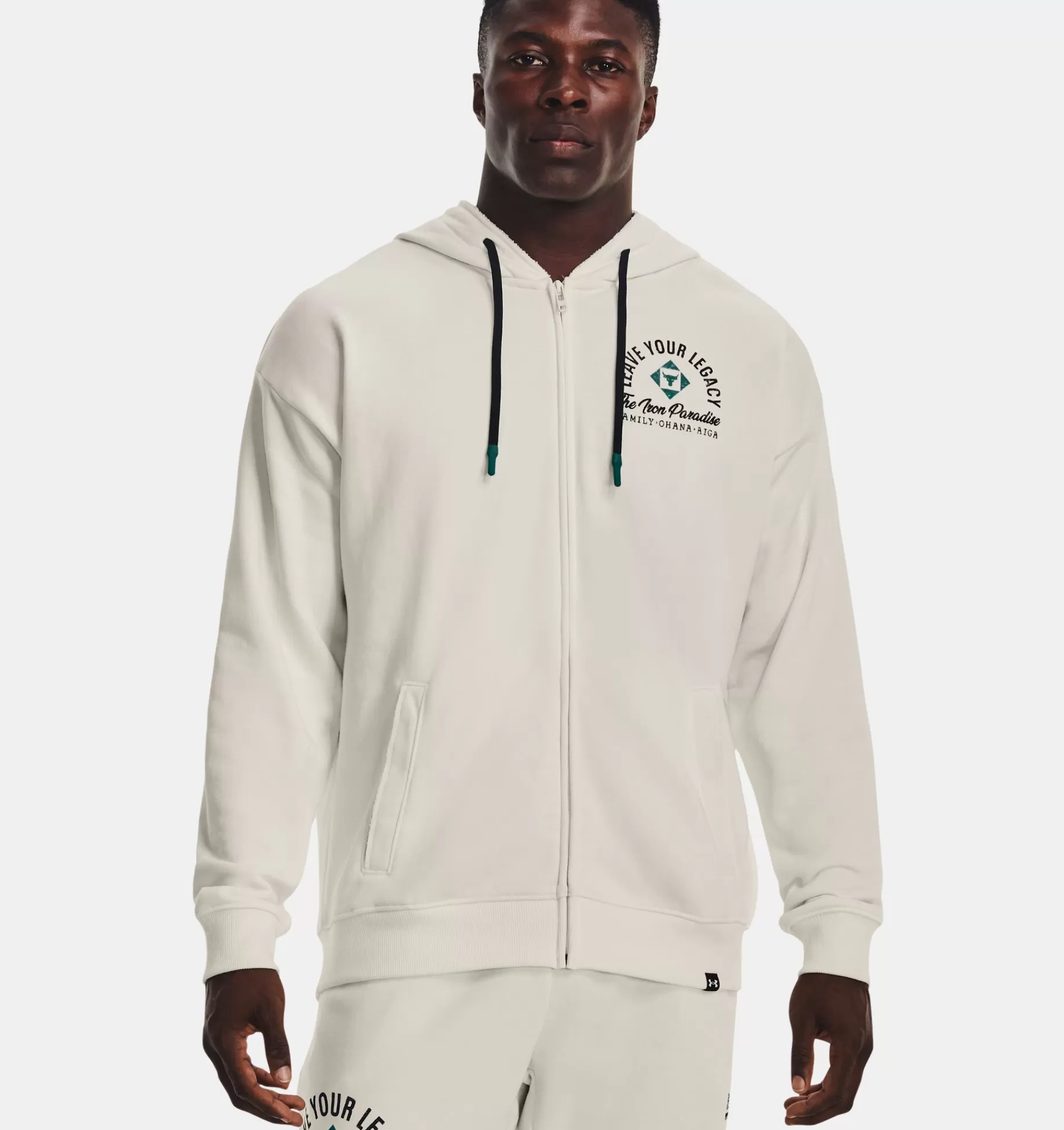 Hommes Under Armour Hauts<Haut Entierement Zippe En Polaire Epais Project Rock Pour Homme