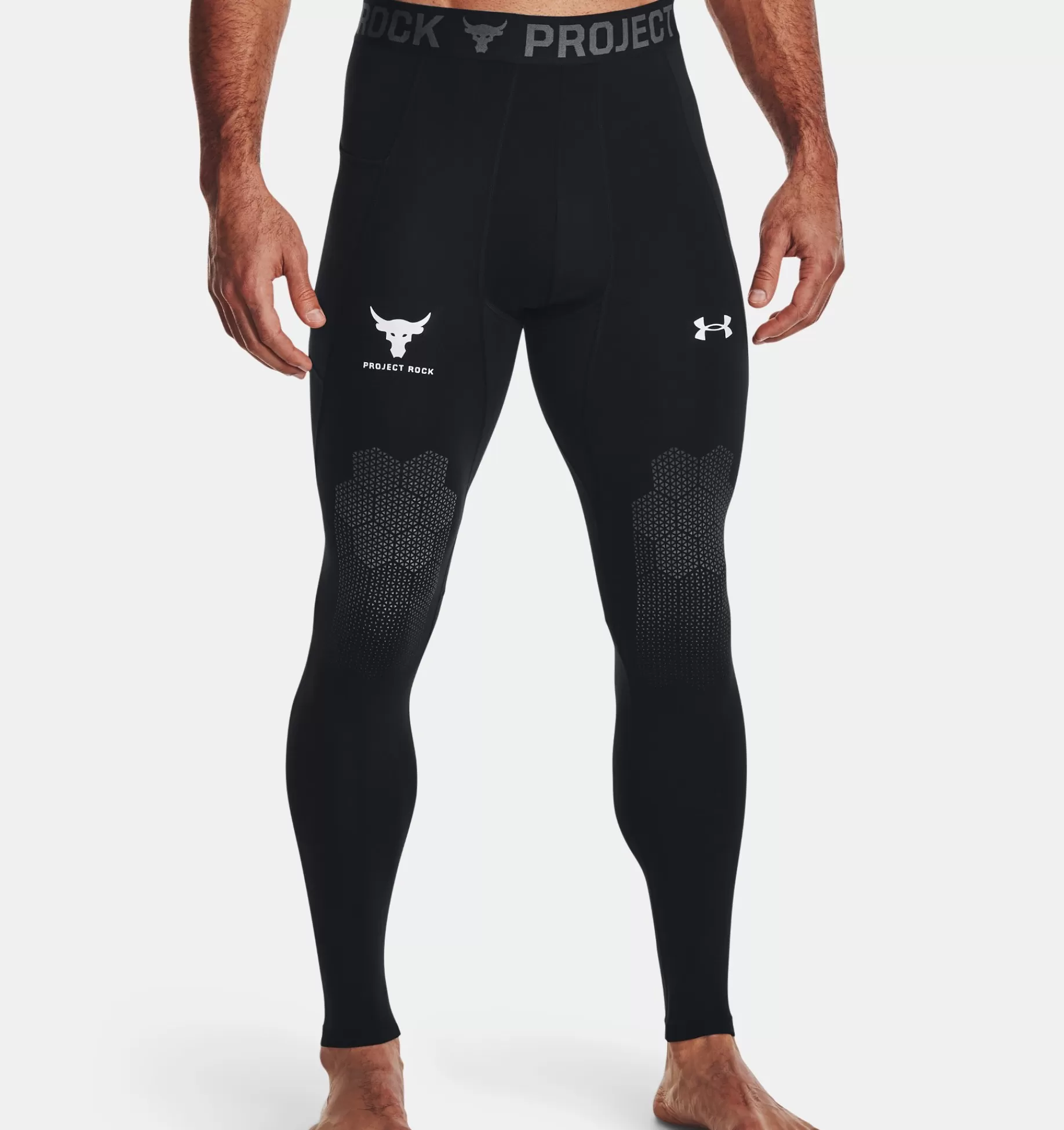 Hommes Under Armour Bas<Legging Projectrock Turfgeararmourprint Pour Homme