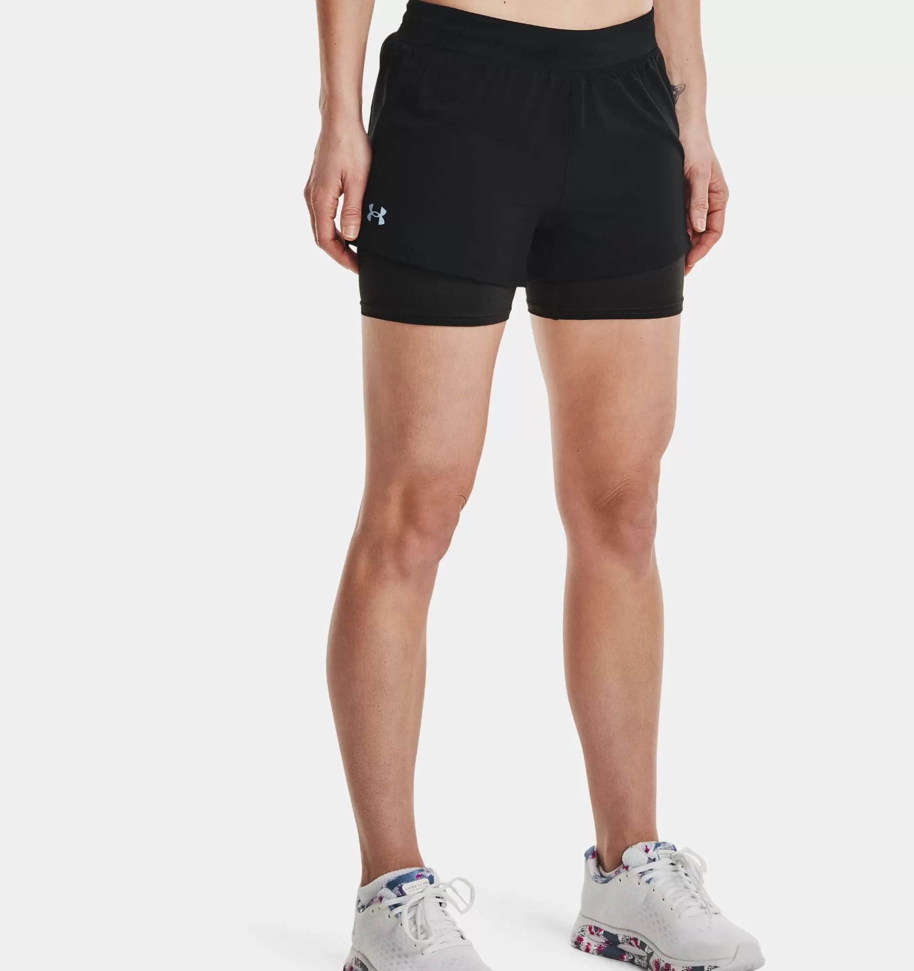 Femmes Under Armour Bas<Short 2En1 Ua Iso-Chill Run Pour Femmes