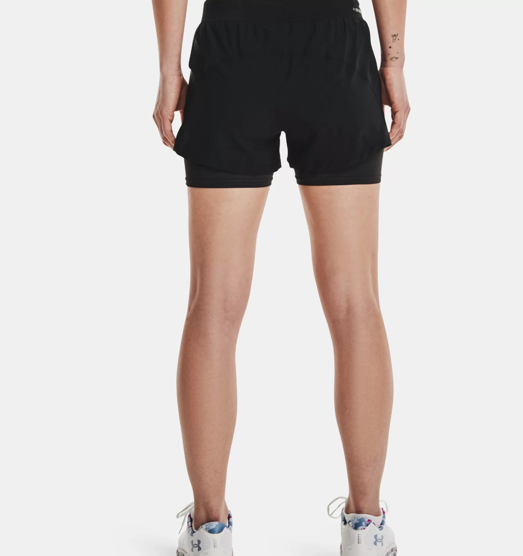 Femmes Under Armour Bas<Short 2En1 Ua Iso-Chill Run Pour Femmes