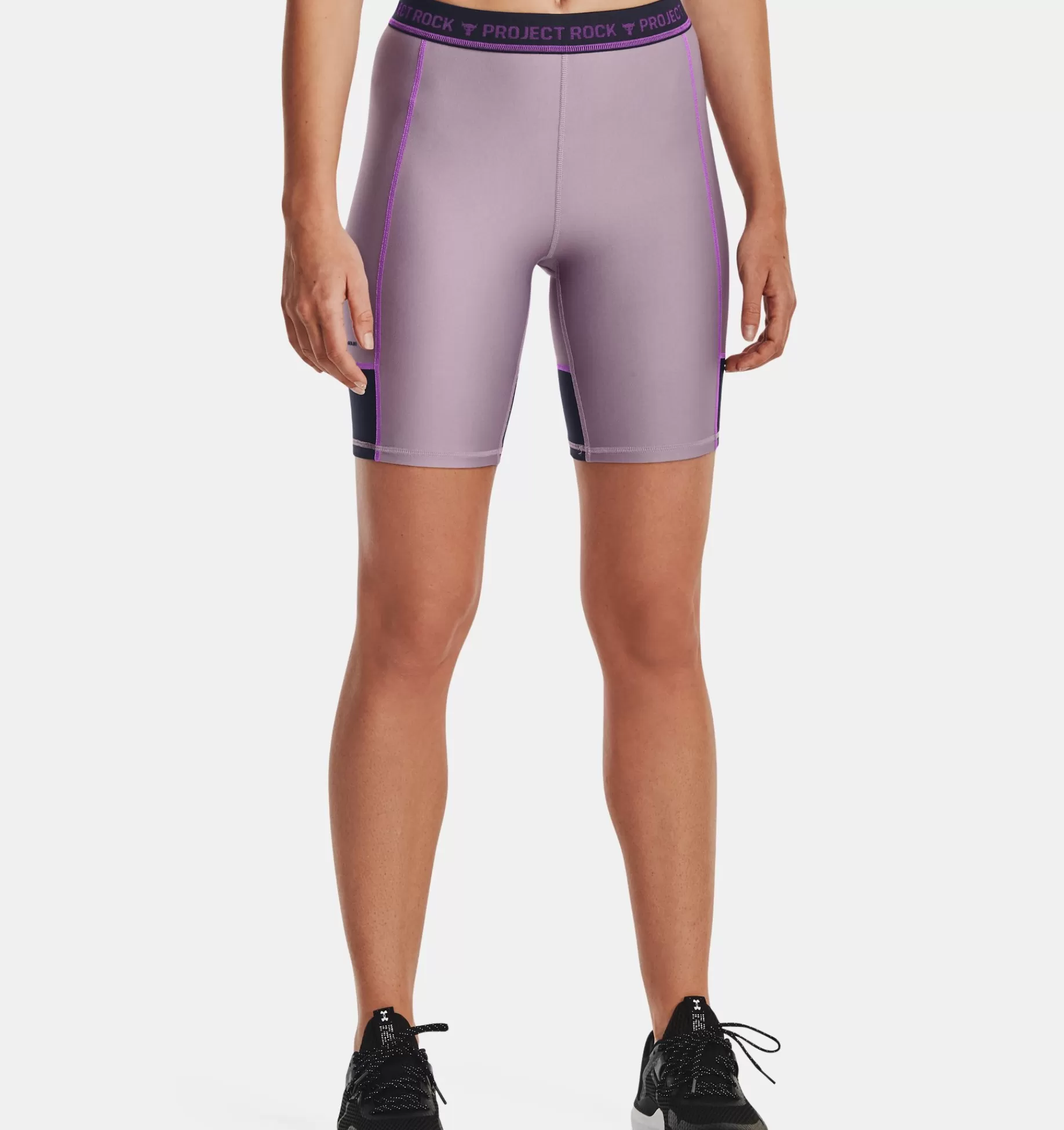 Femmes Under Armour Bas<Short Cycliste Project Rock Pour Femmes