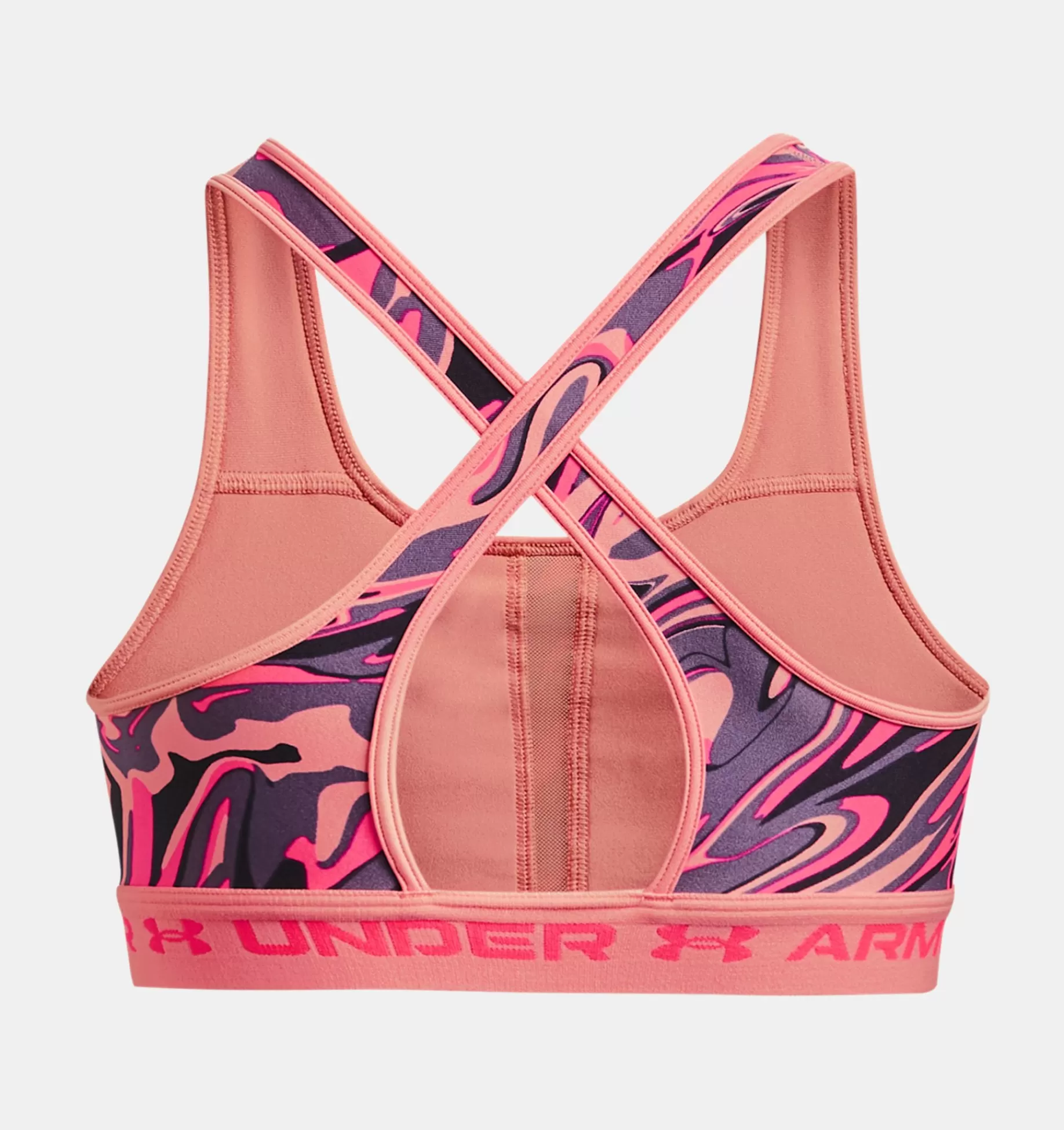 Femmes Under Armour Soutiens-Gorge De Sport<Soutien-Gorge De Sport Ua Mid Print A Bretelles Croisees Pour Femme