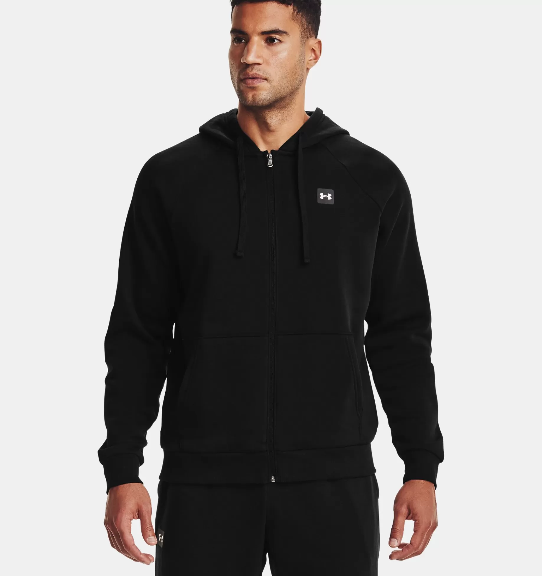 Hommes Under Armour Hauts<Sweat A Capuche Entierement Zippe Ua Rival Fleece Pour Homme
