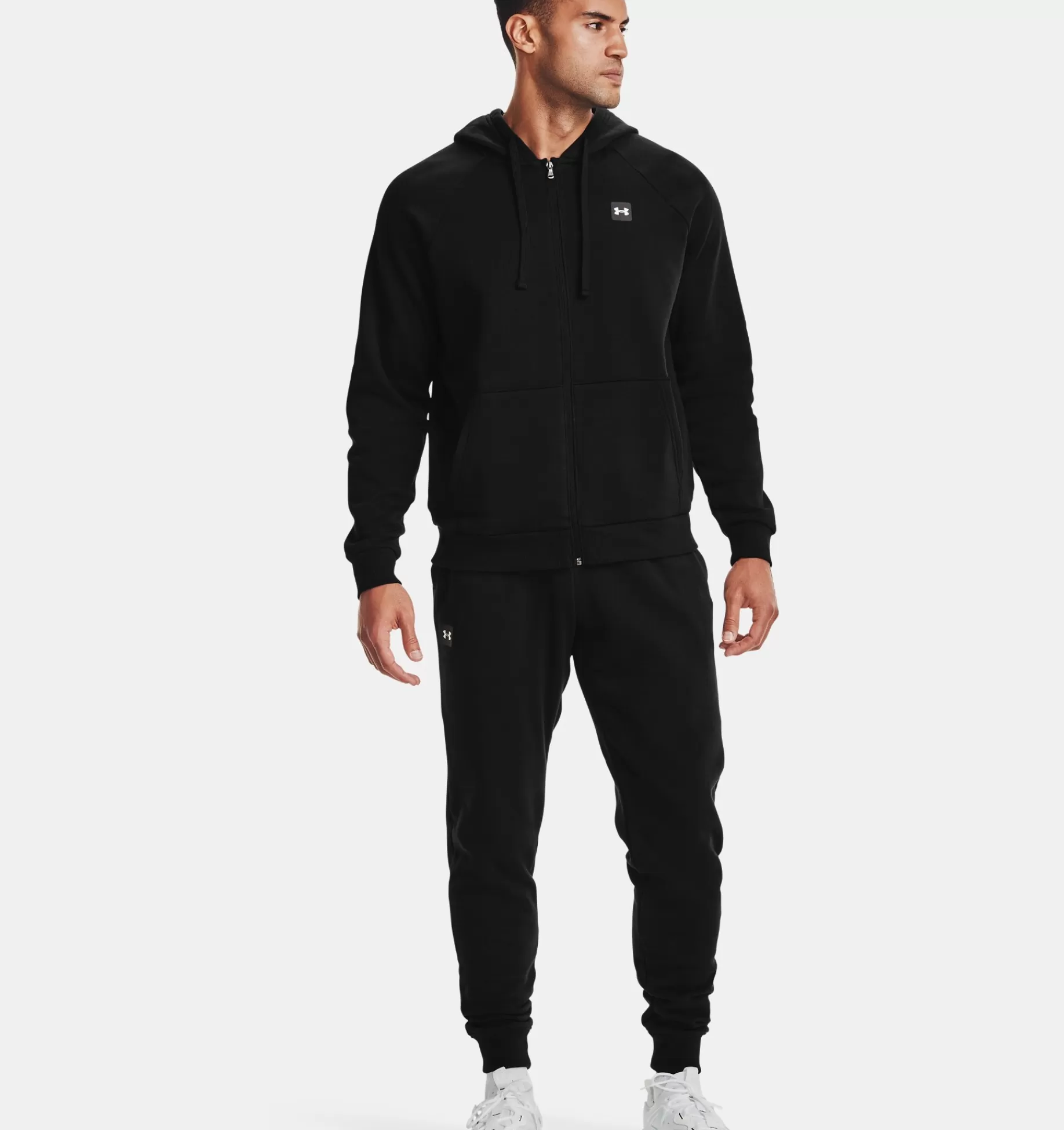 Hommes Under Armour Hauts<Sweat A Capuche Entierement Zippe Ua Rival Fleece Pour Homme