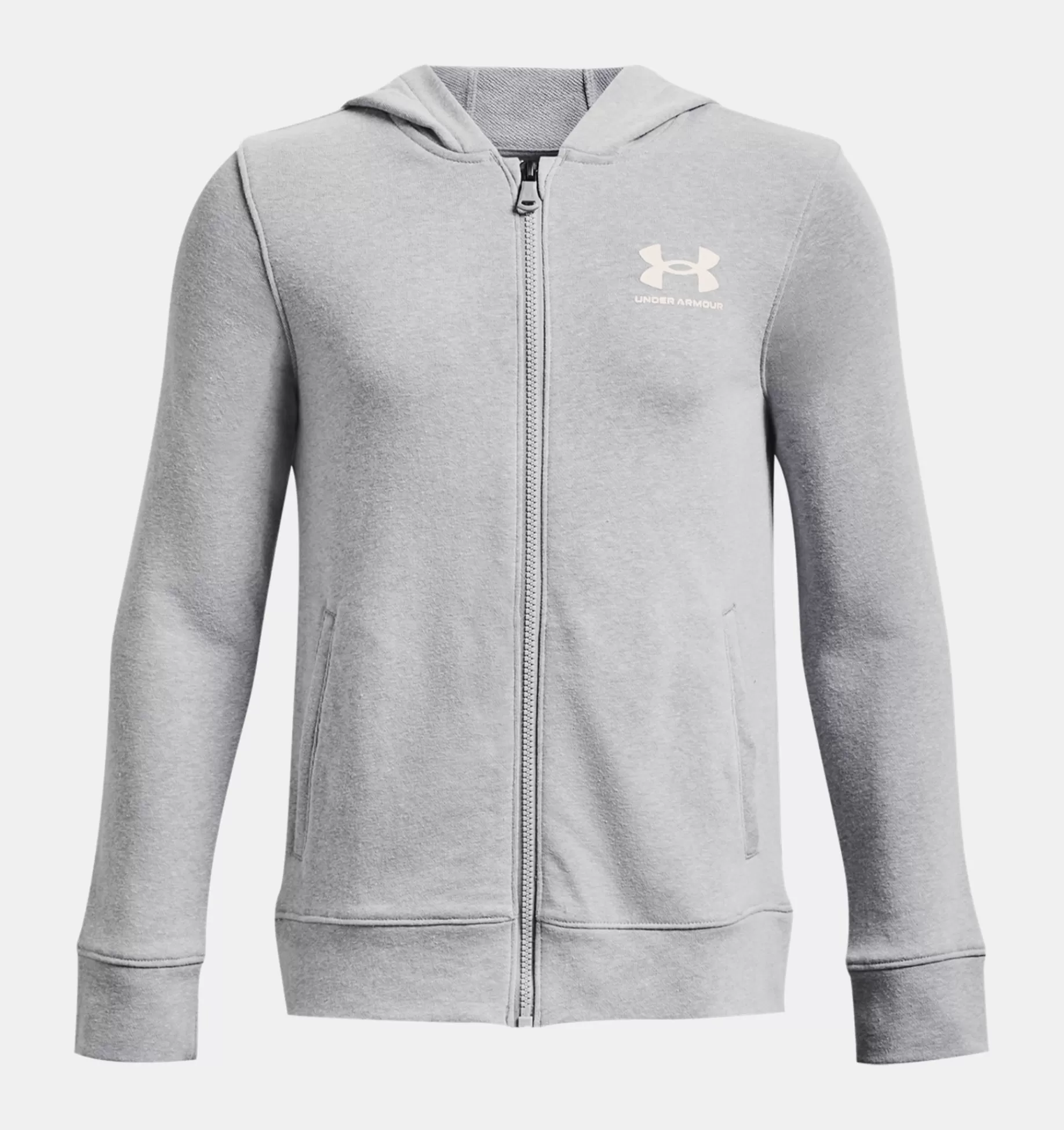 Garçons Under Armour Hauts<Sweat A Capuche Entierement Zippe Ua Rival Terry Pour Garcon