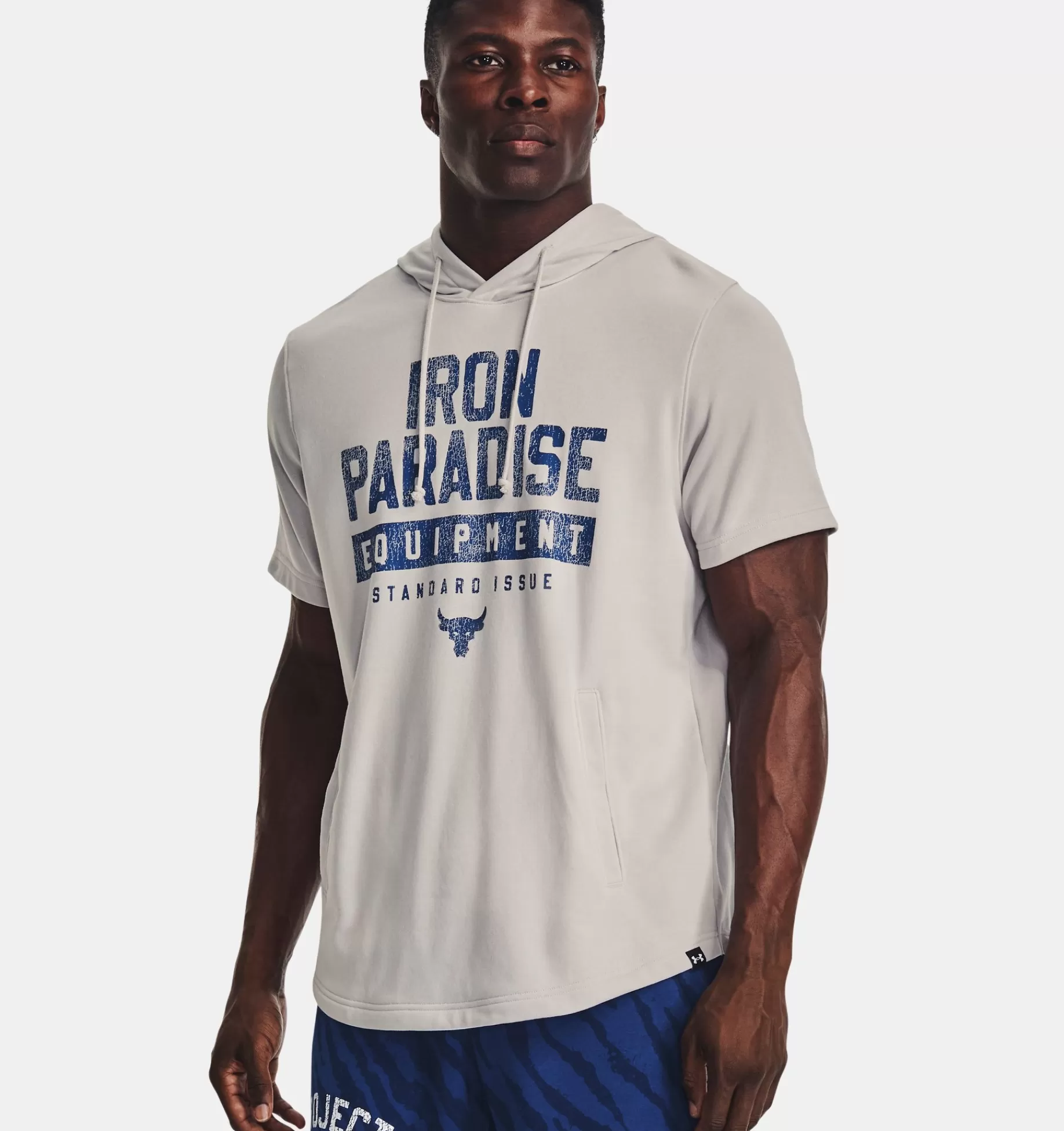 Hommes Under Armour Hauts<Sweat A Capuche Et Manches Courtes Project Rock Terry Pour Homme