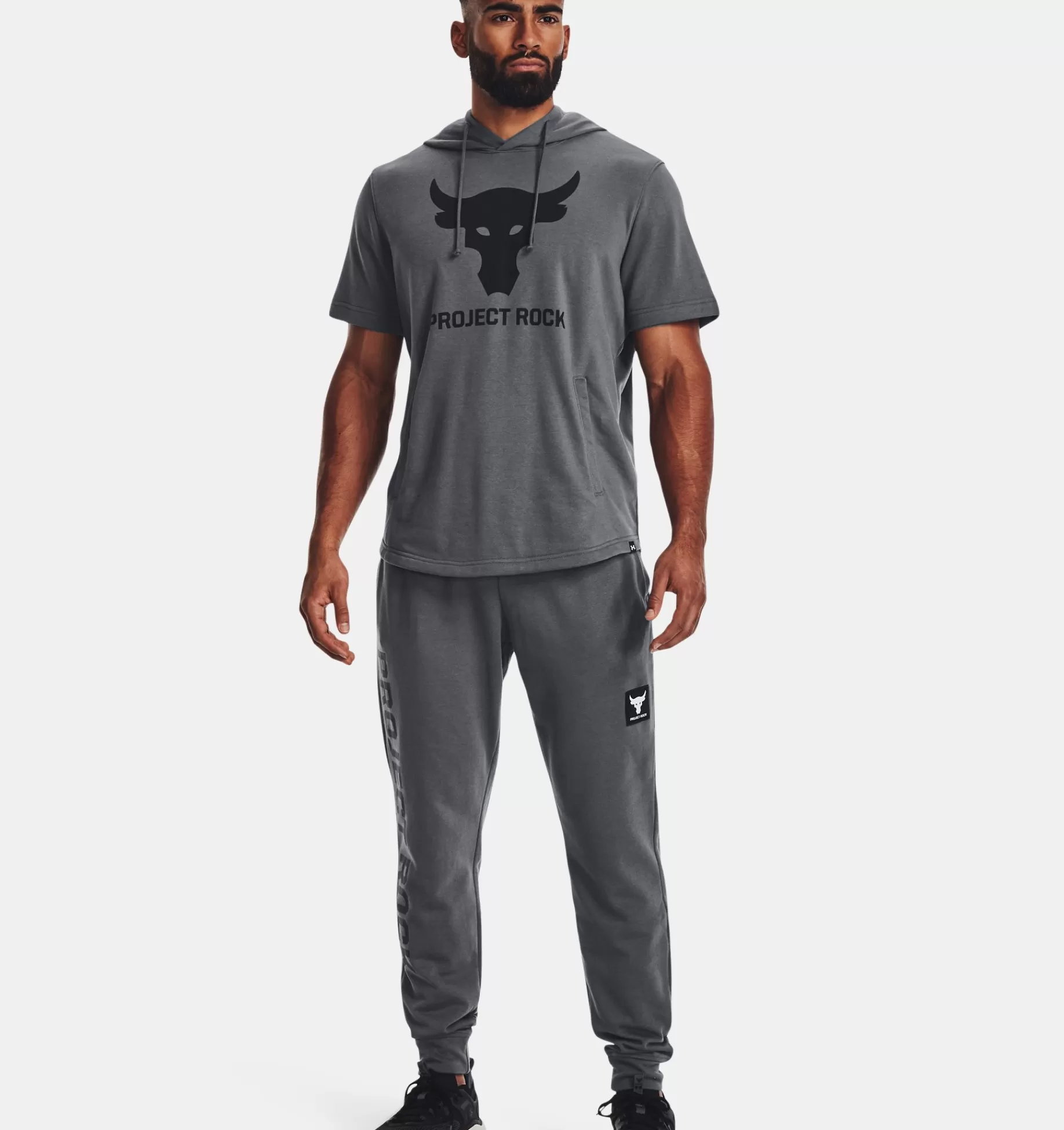 Hommes Under Armour Hauts<Sweat A Capuche Et Manches Courtes Project Rock Terry Pour Homme
