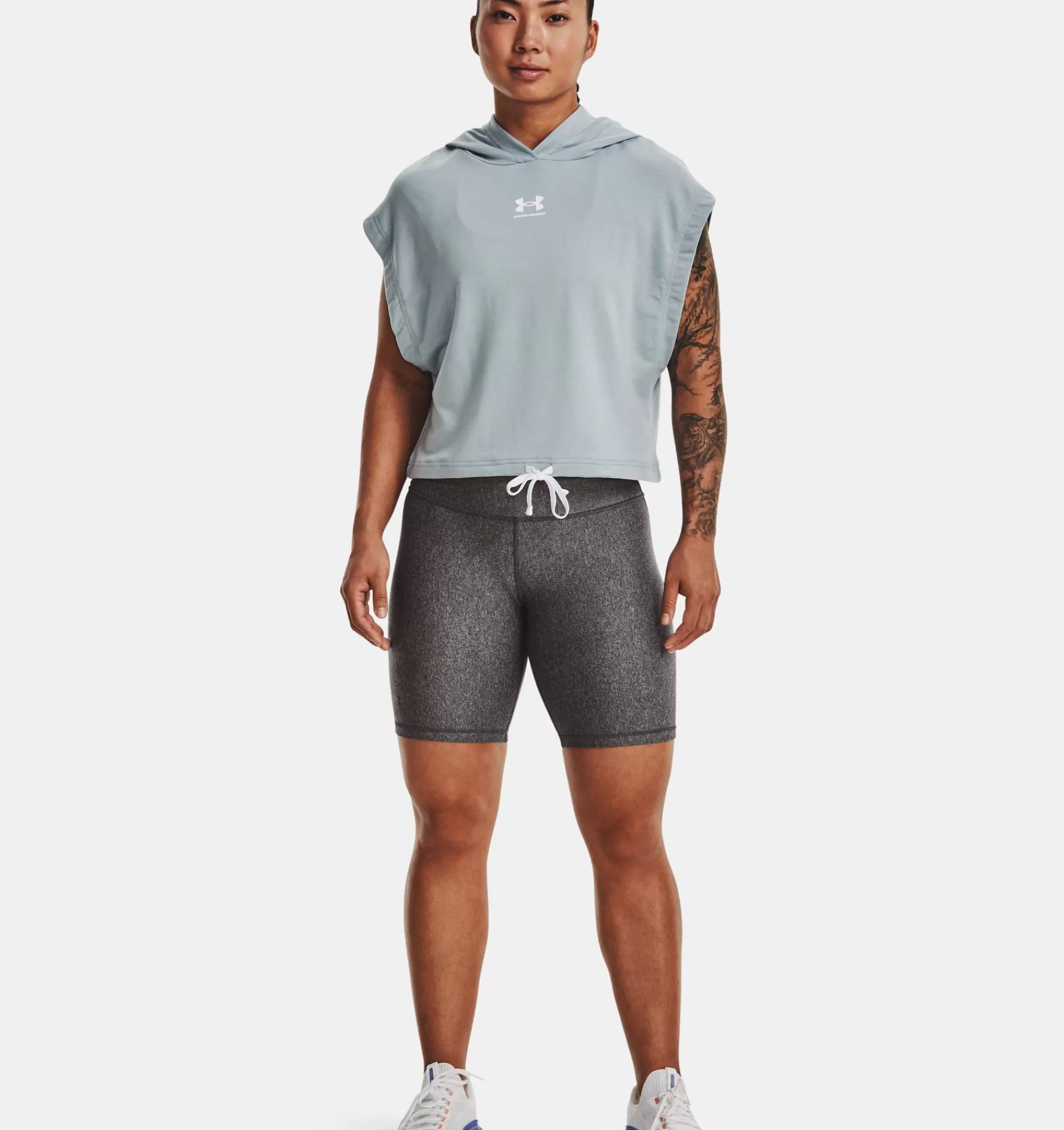 Femmes Under Armour Hauts<Sweat A Capuche Et Manches Courtes Ua Rival Terry Pour Femme