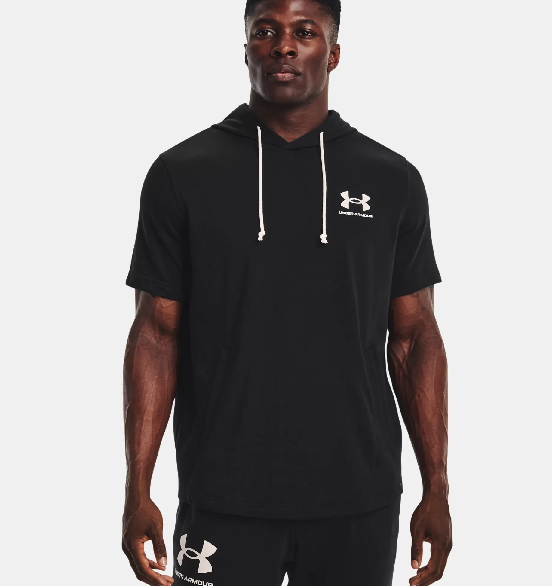 Hommes Under Armour Hauts<Sweat A Capuche Et Manches Courtes Uarival Terry Pour Homme