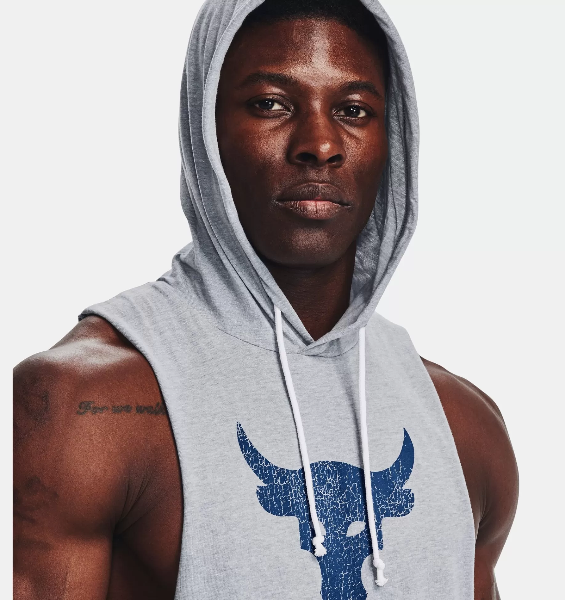 Hommes Under Armour Hauts<Sweat A Capuche Sans Manches Project Rock Bsr Bull Pour Homme