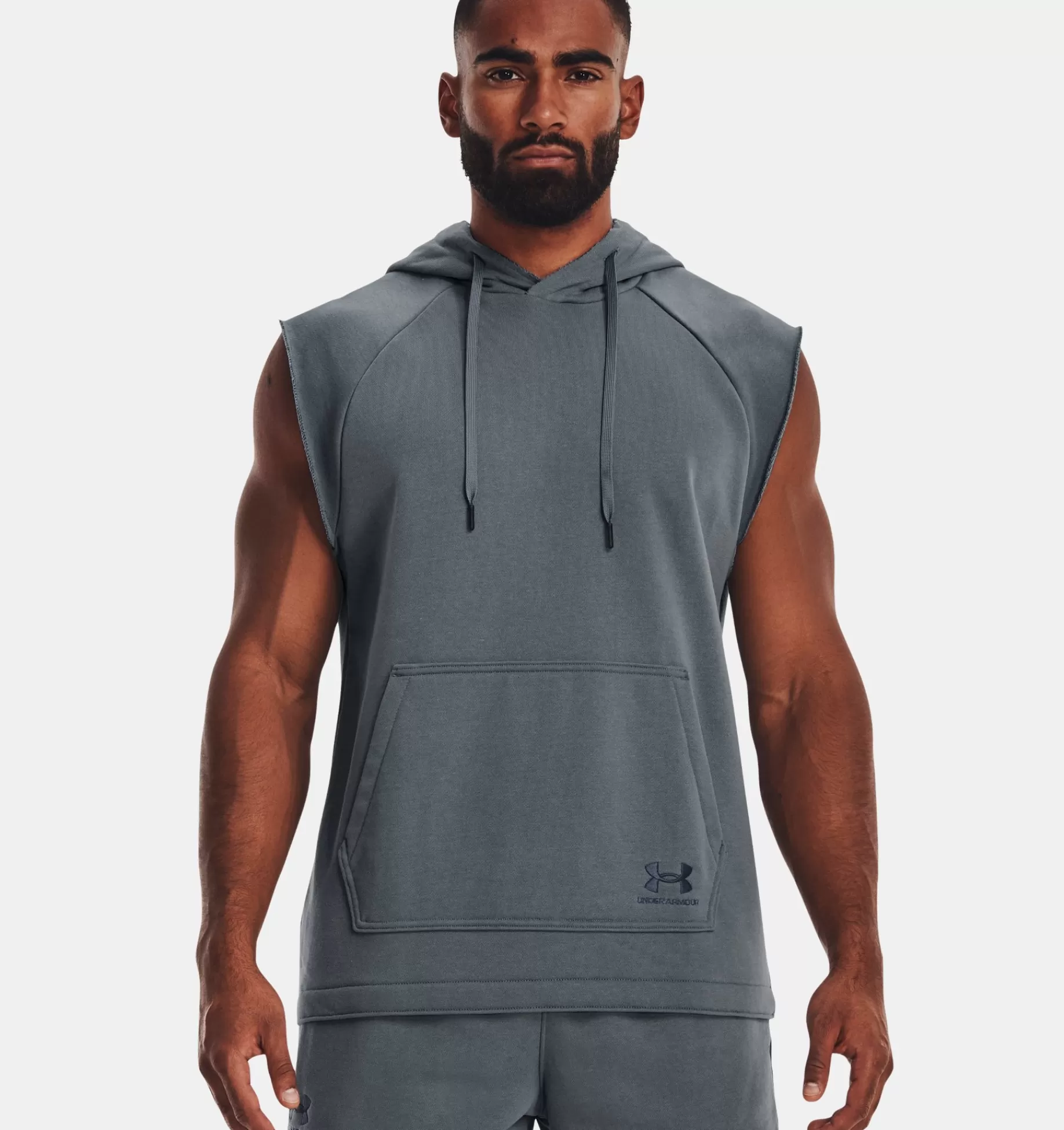 Hommes Under Armour Hauts<Sweat A Capuche Sans Manches Ua Heavyweight Terry Pour Homme