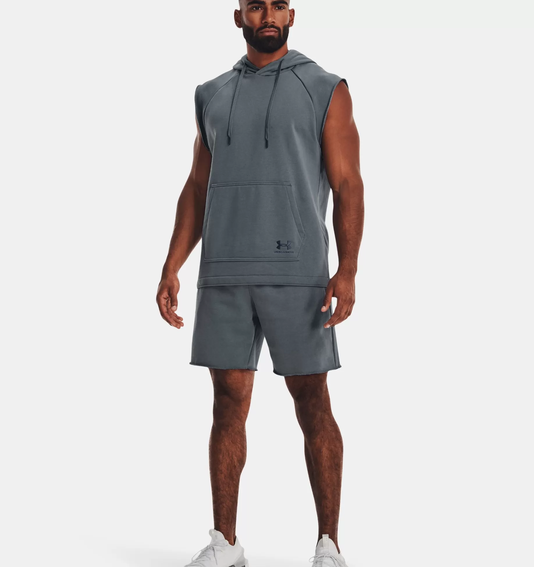 Hommes Under Armour Hauts<Sweat A Capuche Sans Manches Ua Heavyweight Terry Pour Homme