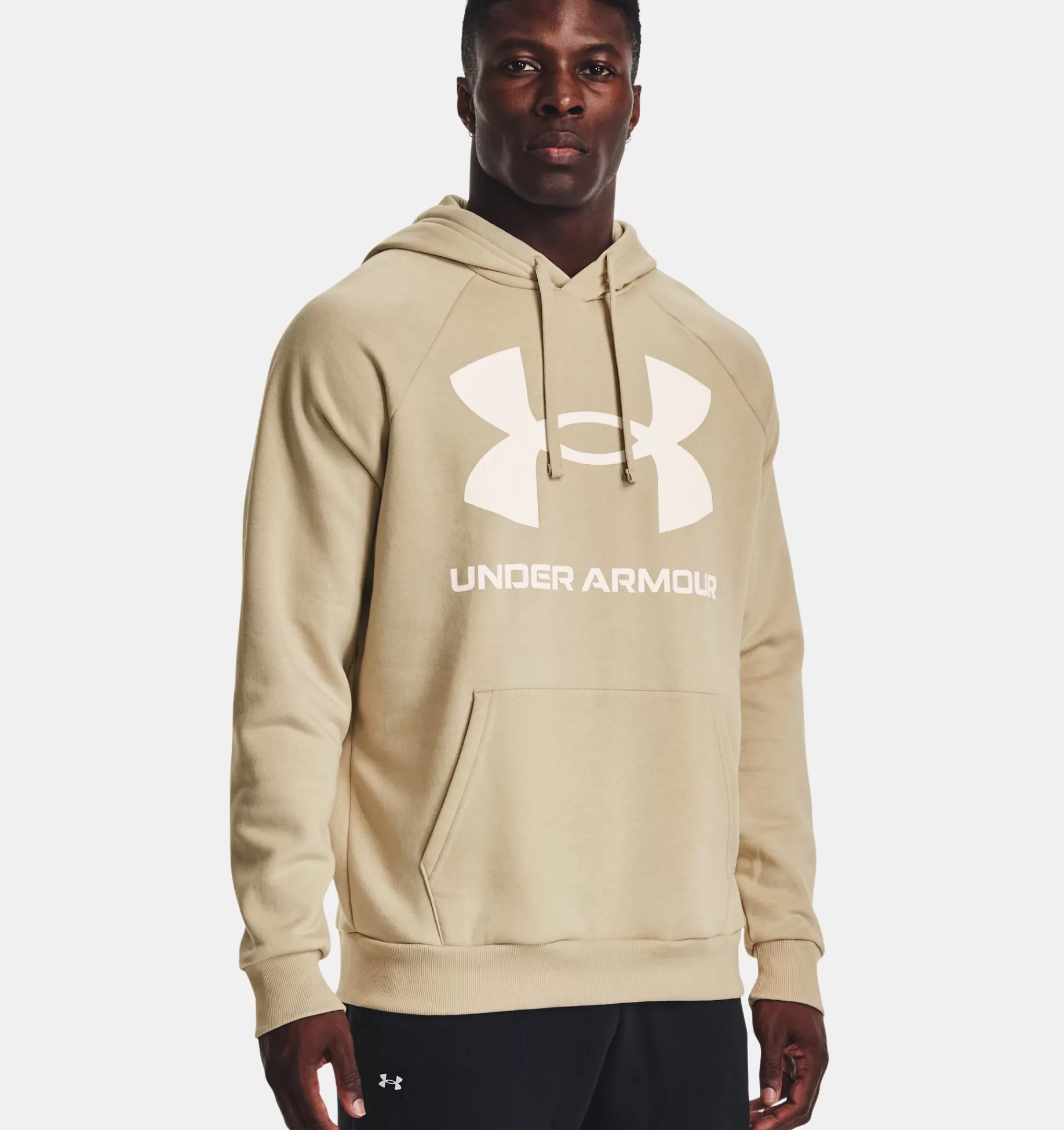 Hommes Under Armour Hauts<Sweat A Capuche Ua Rival Fleece Big Logo Pour Homme