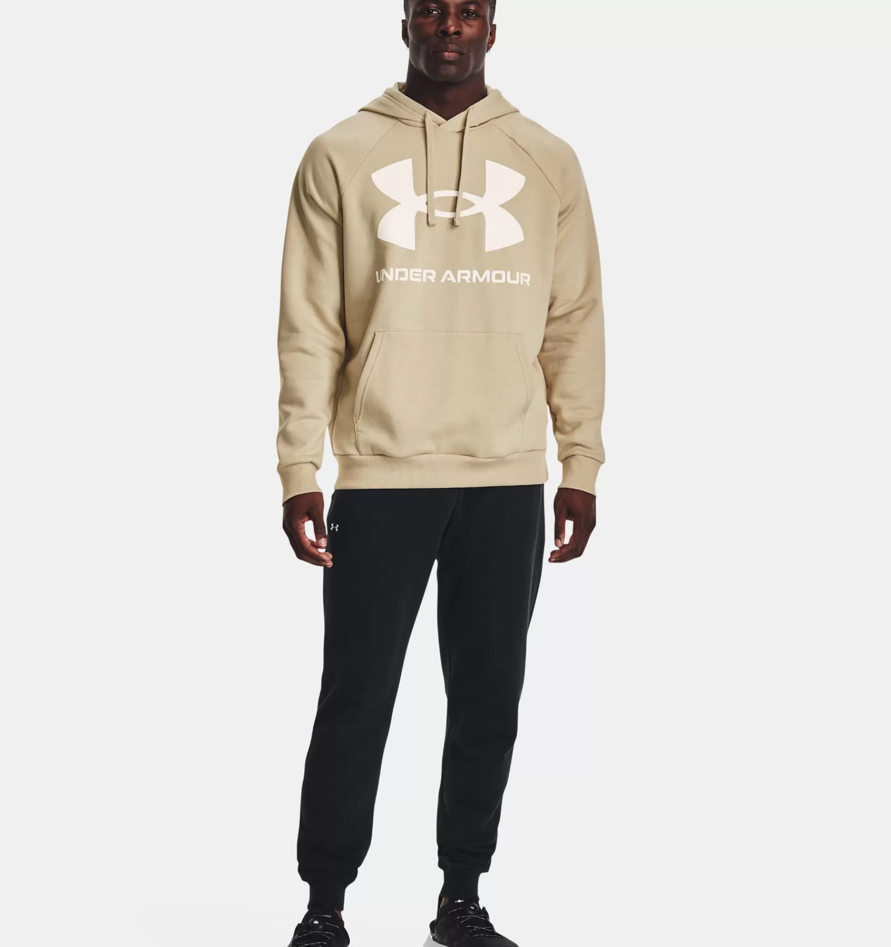 Hommes Under Armour Hauts<Sweat A Capuche Ua Rival Fleece Big Logo Pour Homme