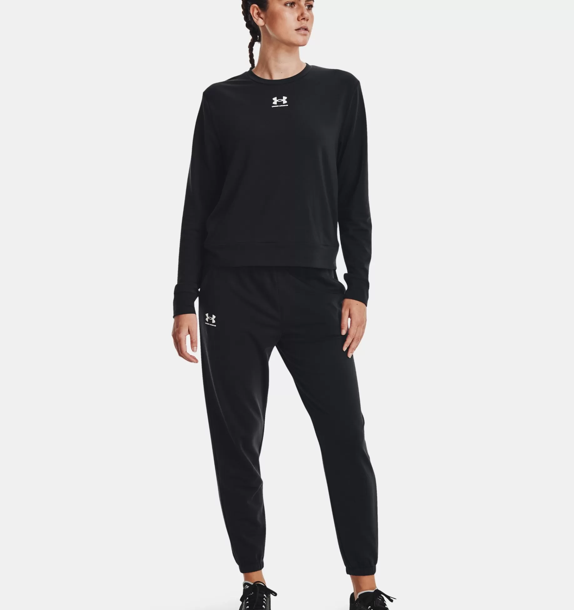 Femmes Under Armour Hauts<Sweat A Col Ras Du Cou Ua Rival Terry Pour Femme