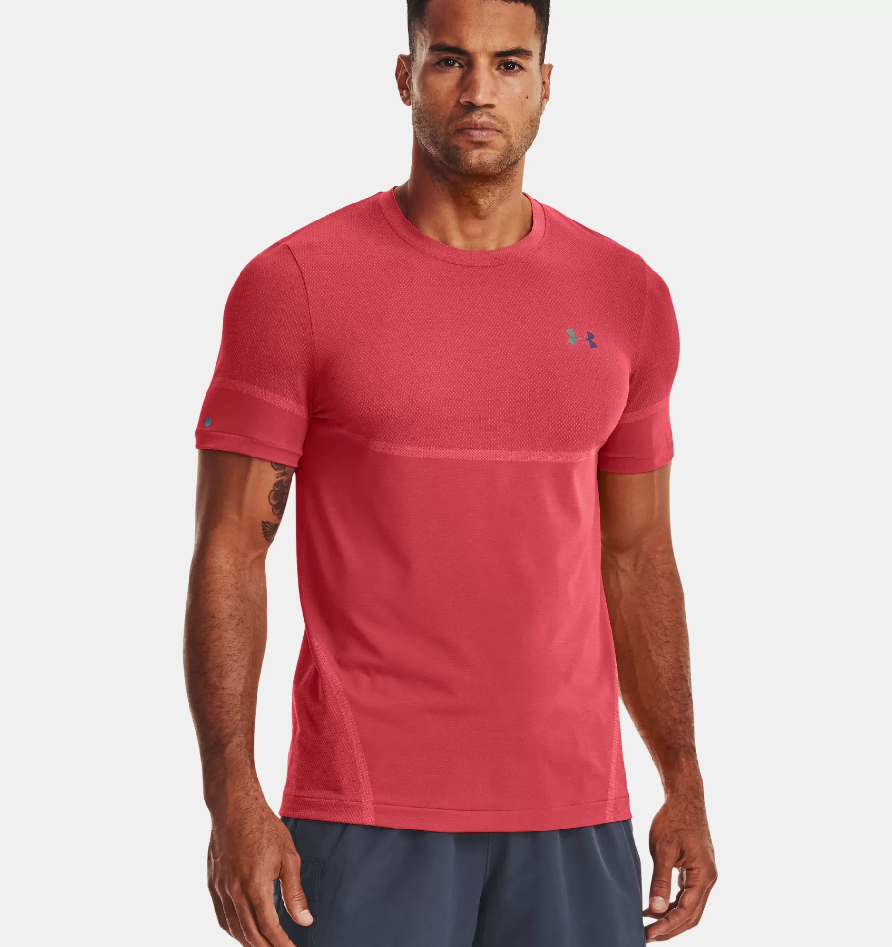 Hommes Under Armour Hauts<Tee-Shirt A Manches Courtes Ua Rush™ Seamless Legacy Pour Homme