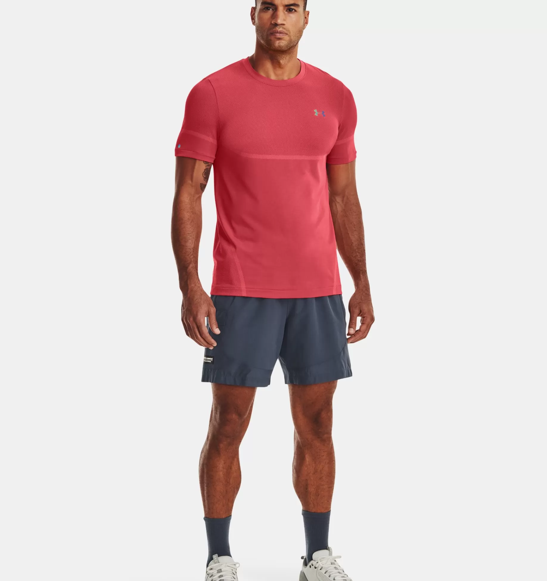 Hommes Under Armour Hauts<Tee-Shirt A Manches Courtes Ua Rush™ Seamless Legacy Pour Homme