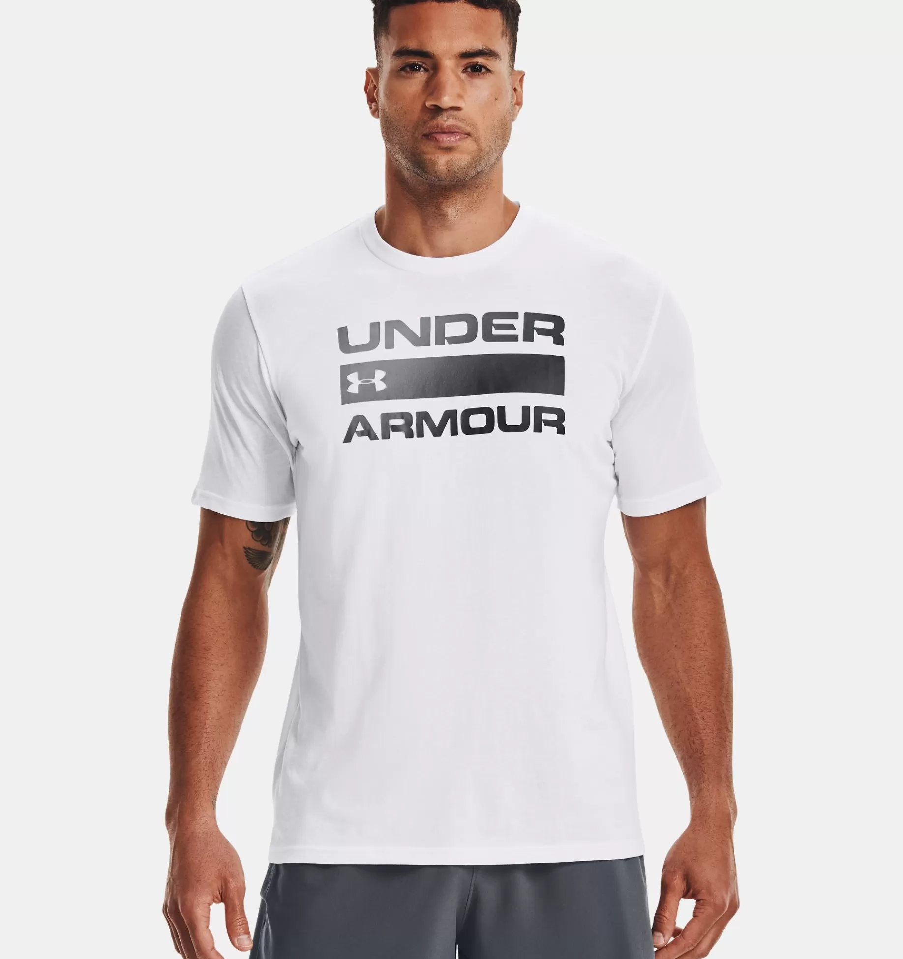 Hommes Under Armour Hauts<Tee-Shirt A Manches Courtes Ua Team Issue Wordmark Pour Homme