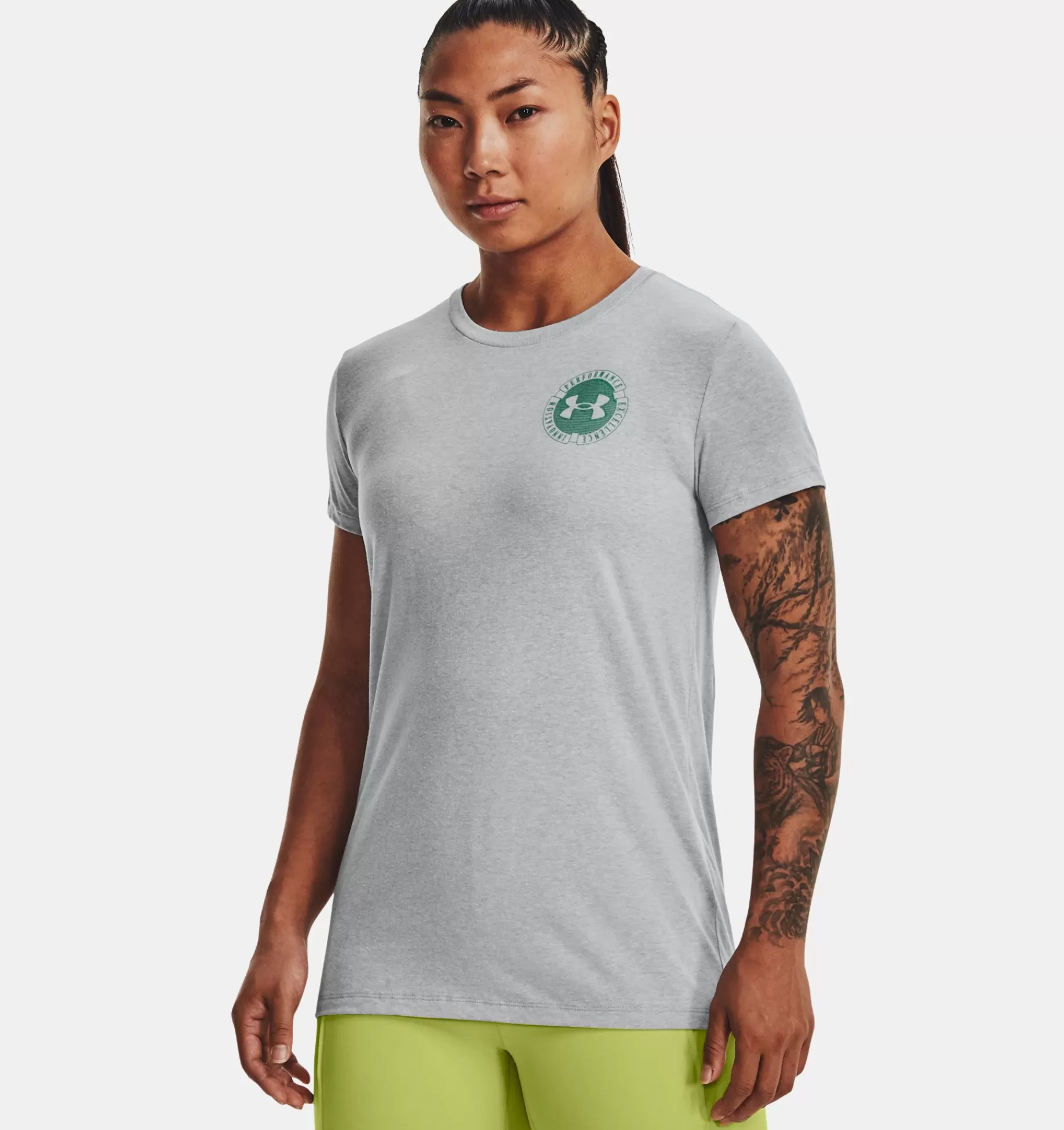 Femmes Under Armour Hauts<T-Shirt A Manches Courtes Ua Collegiate Varsity Pour Femme