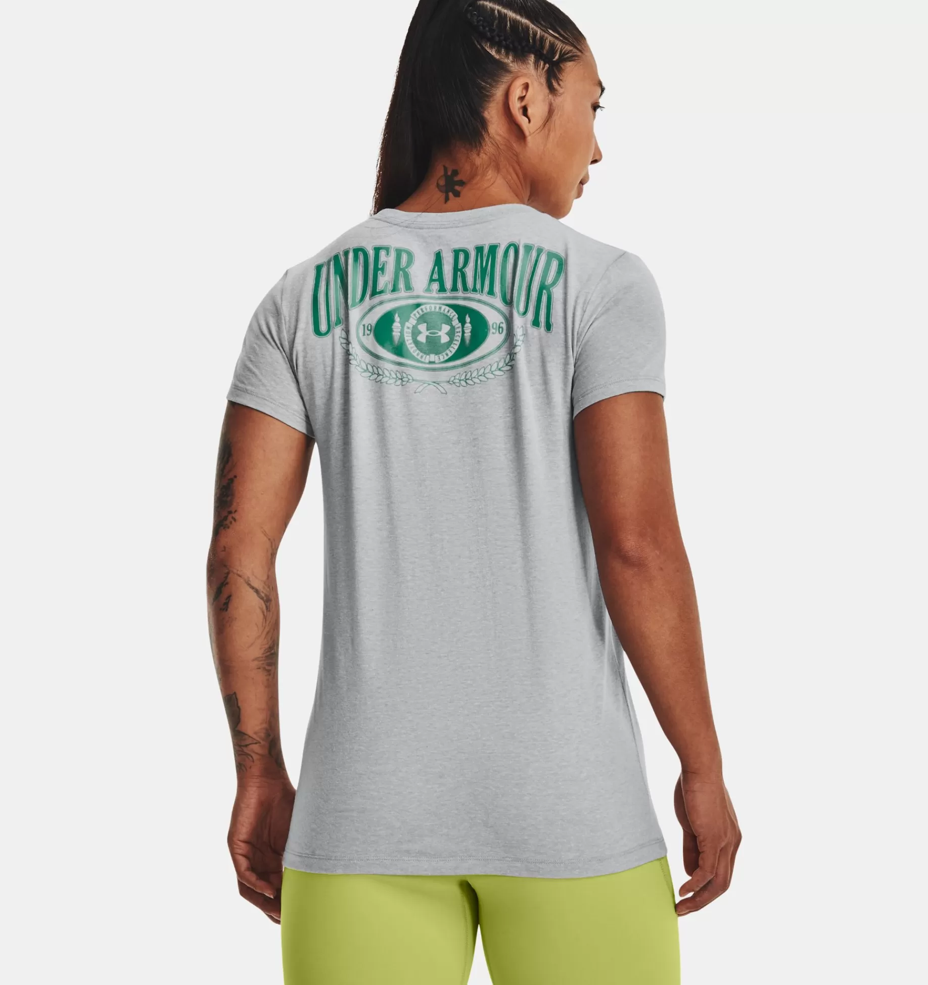 Femmes Under Armour Hauts<T-Shirt A Manches Courtes Ua Collegiate Varsity Pour Femme