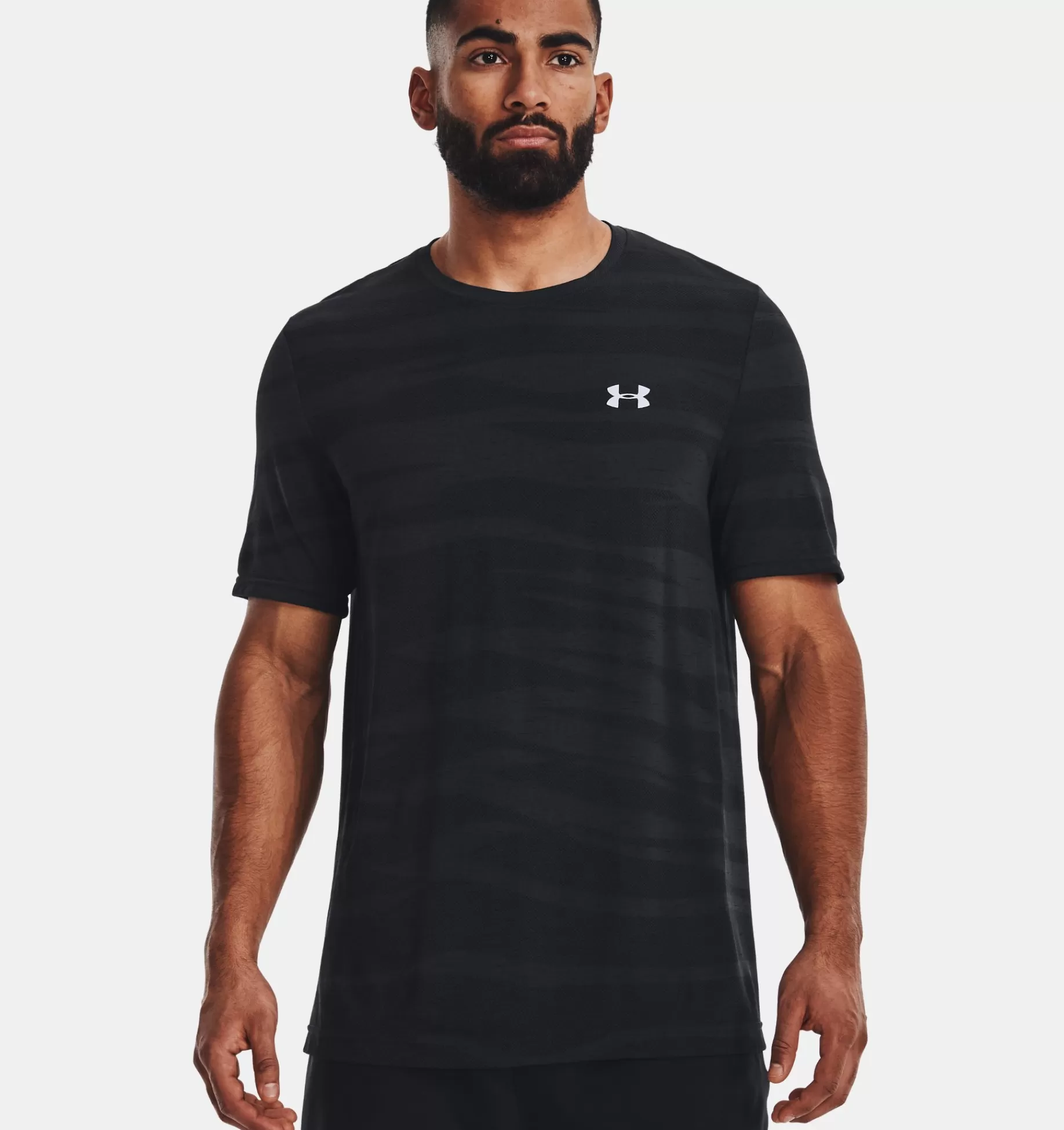 Hommes Under Armour Hauts<T-Shirt A Manches Courtes Ua Seamless Wave Pour Homme