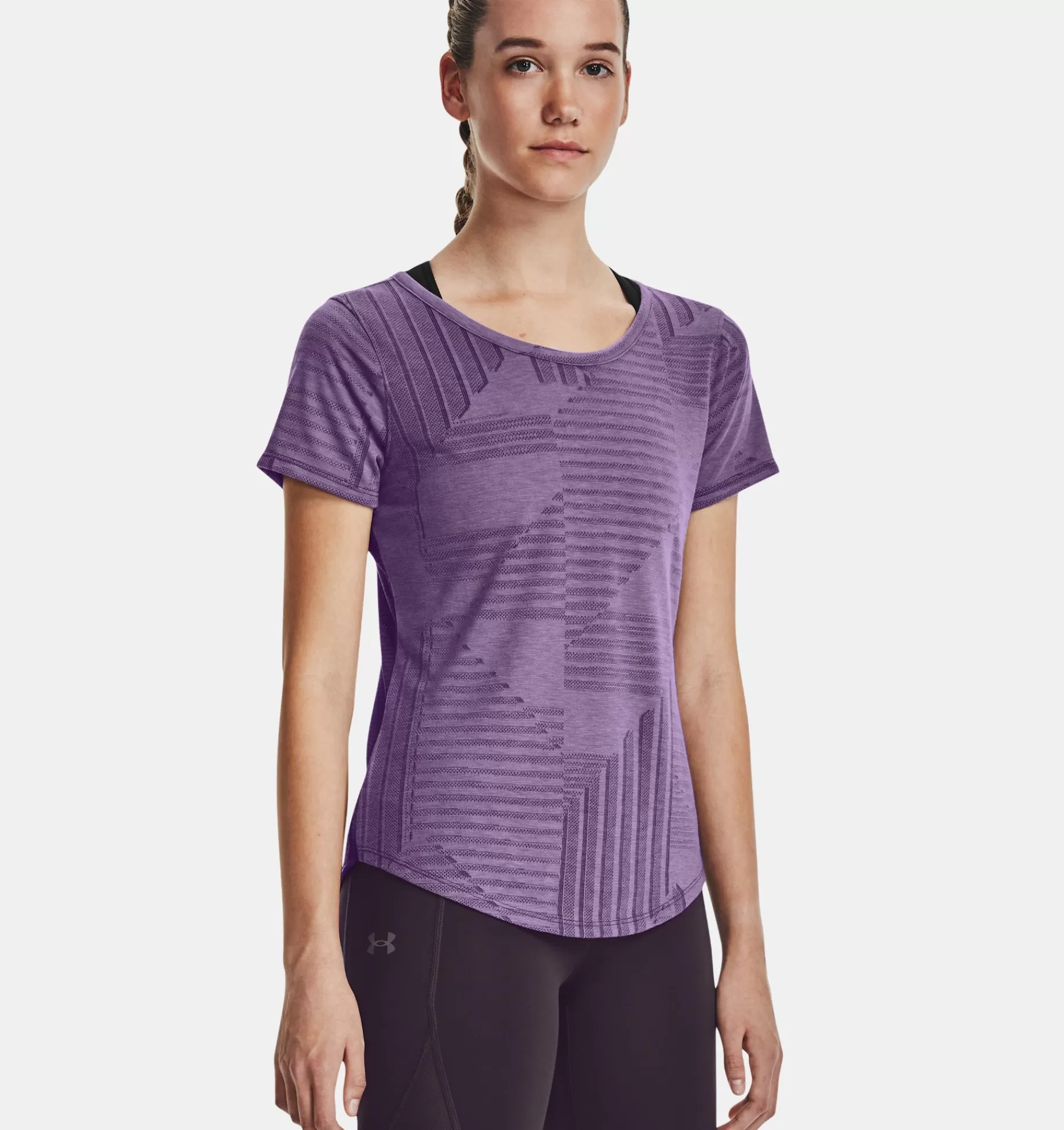 Femmes Under Armour Hauts<T-Shirt A Manches Courtes Ua Streaker Deco Diamond Pour Femme