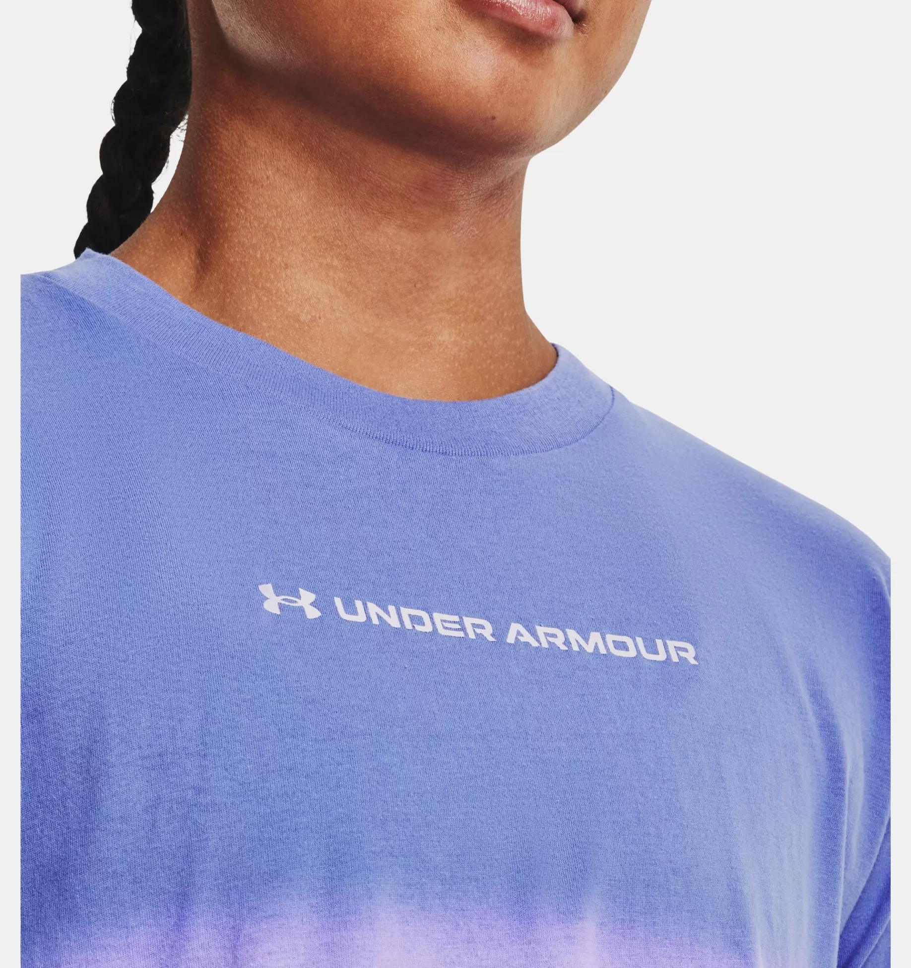 Femmes Under Armour Hauts<T-Shirt Court A Manches Courtes Ua Branded Dip Dye Pour Femme