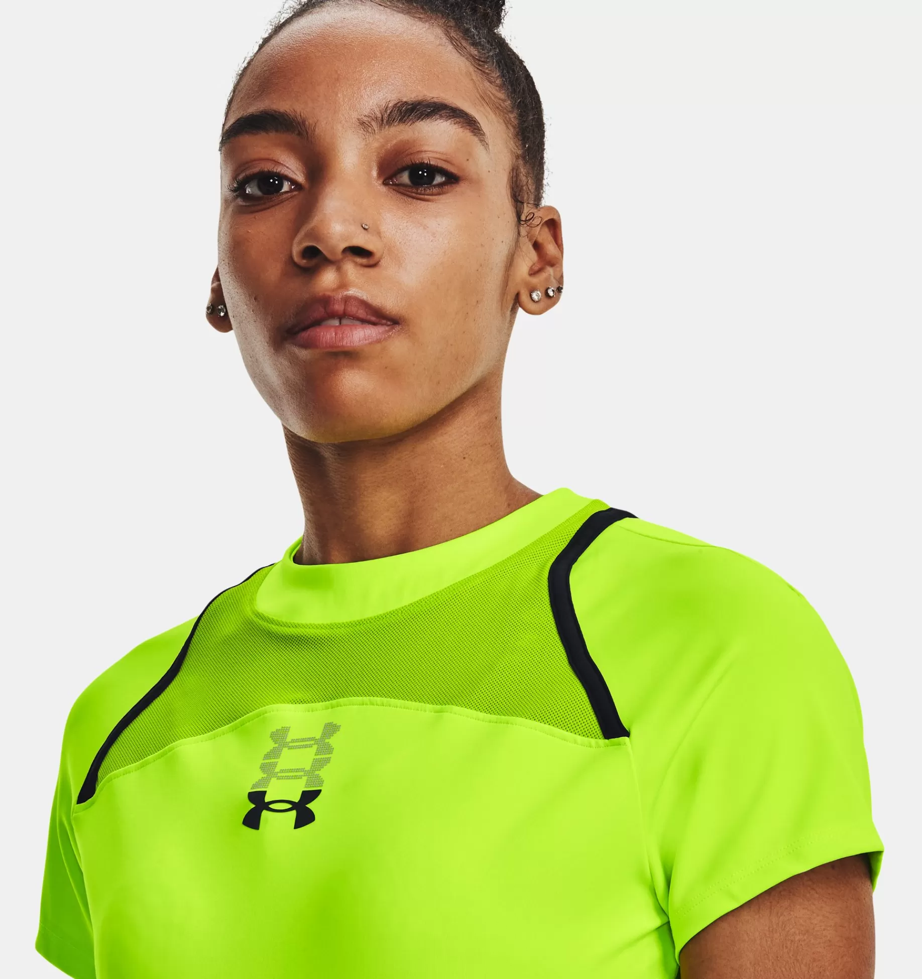 Femmes Under Armour Hauts<T-Shirt Court A Manches Courtes Ua Run Anywhere Pour Femme