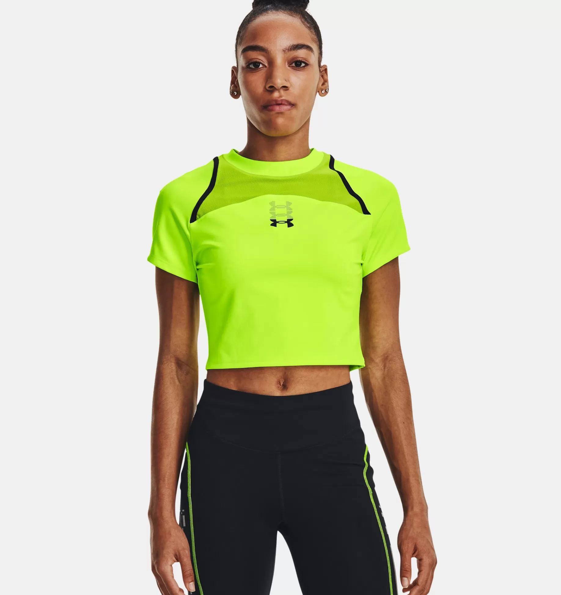 Femmes Under Armour Hauts<T-Shirt Court A Manches Courtes Ua Run Anywhere Pour Femme