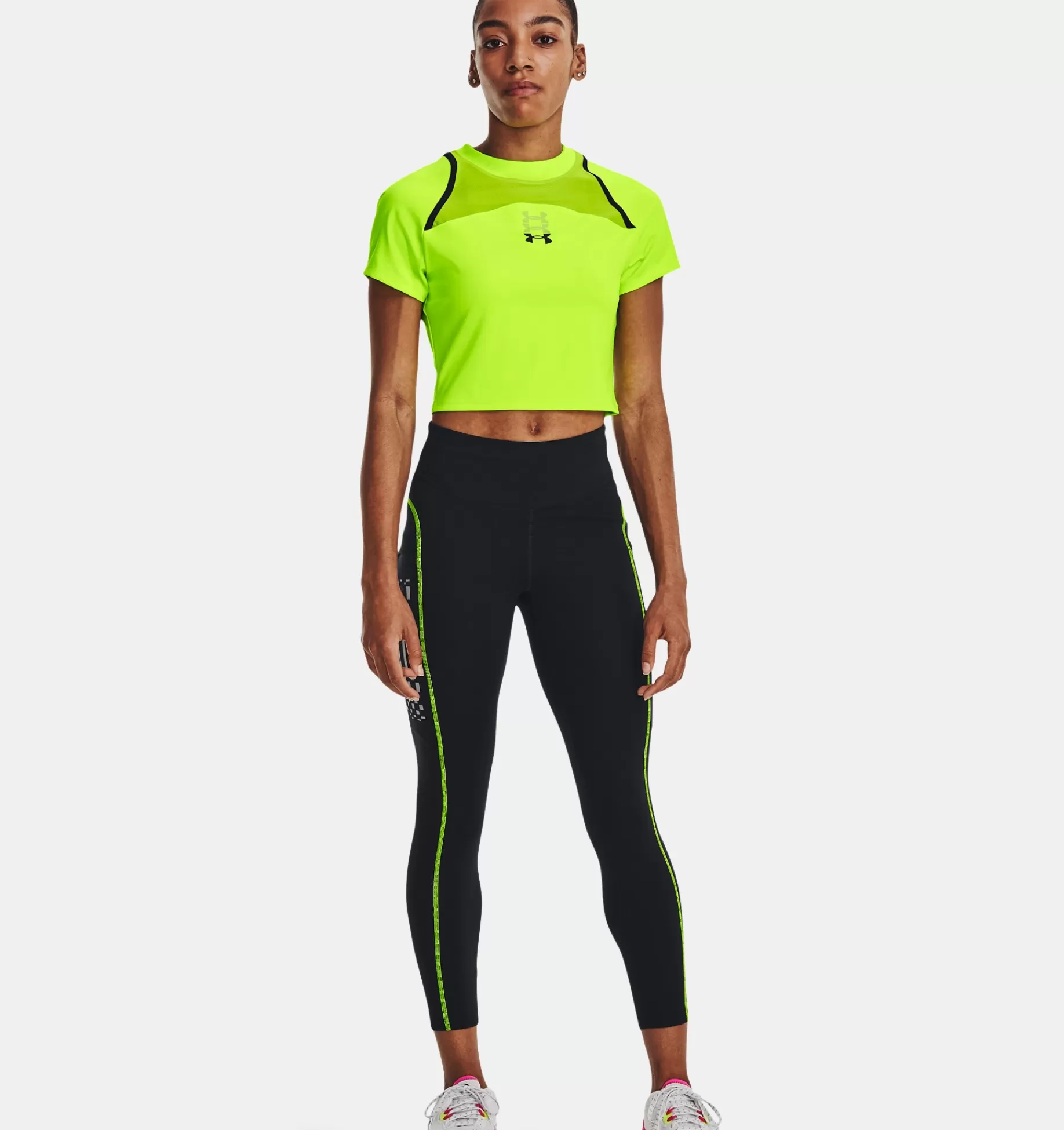 Femmes Under Armour Hauts<T-Shirt Court A Manches Courtes Ua Run Anywhere Pour Femme