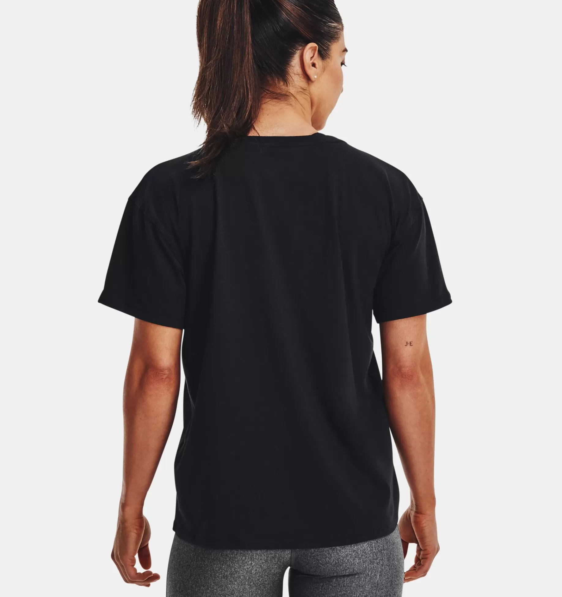 Femmes Under Armour Hauts<T-Shirt En Coton Extensible Ua Essential Pour Femme