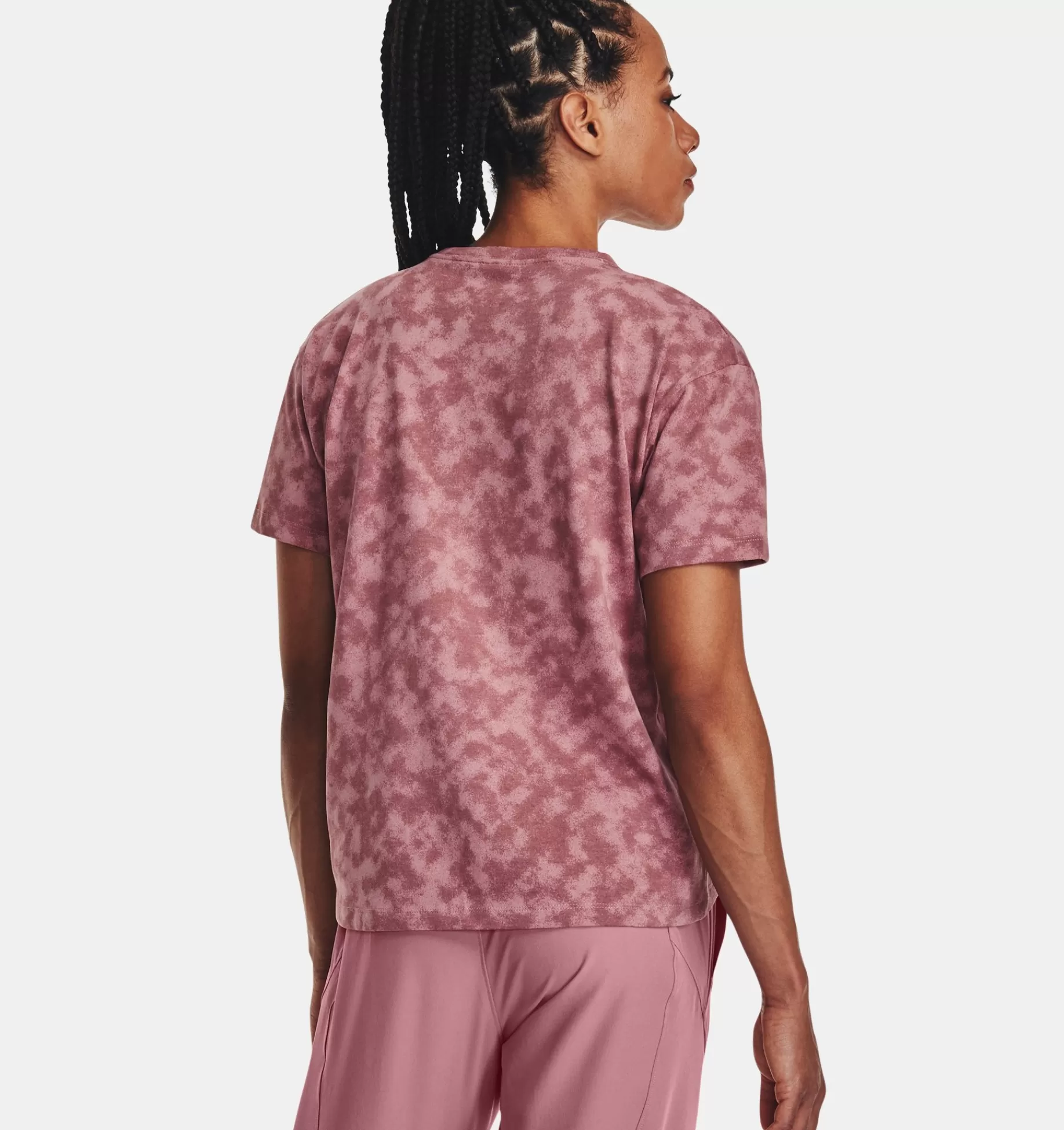 Femmes Under Armour Hauts<T-Shirt Epais A Manches Courtes Imprime Ua Logo Pour Femme