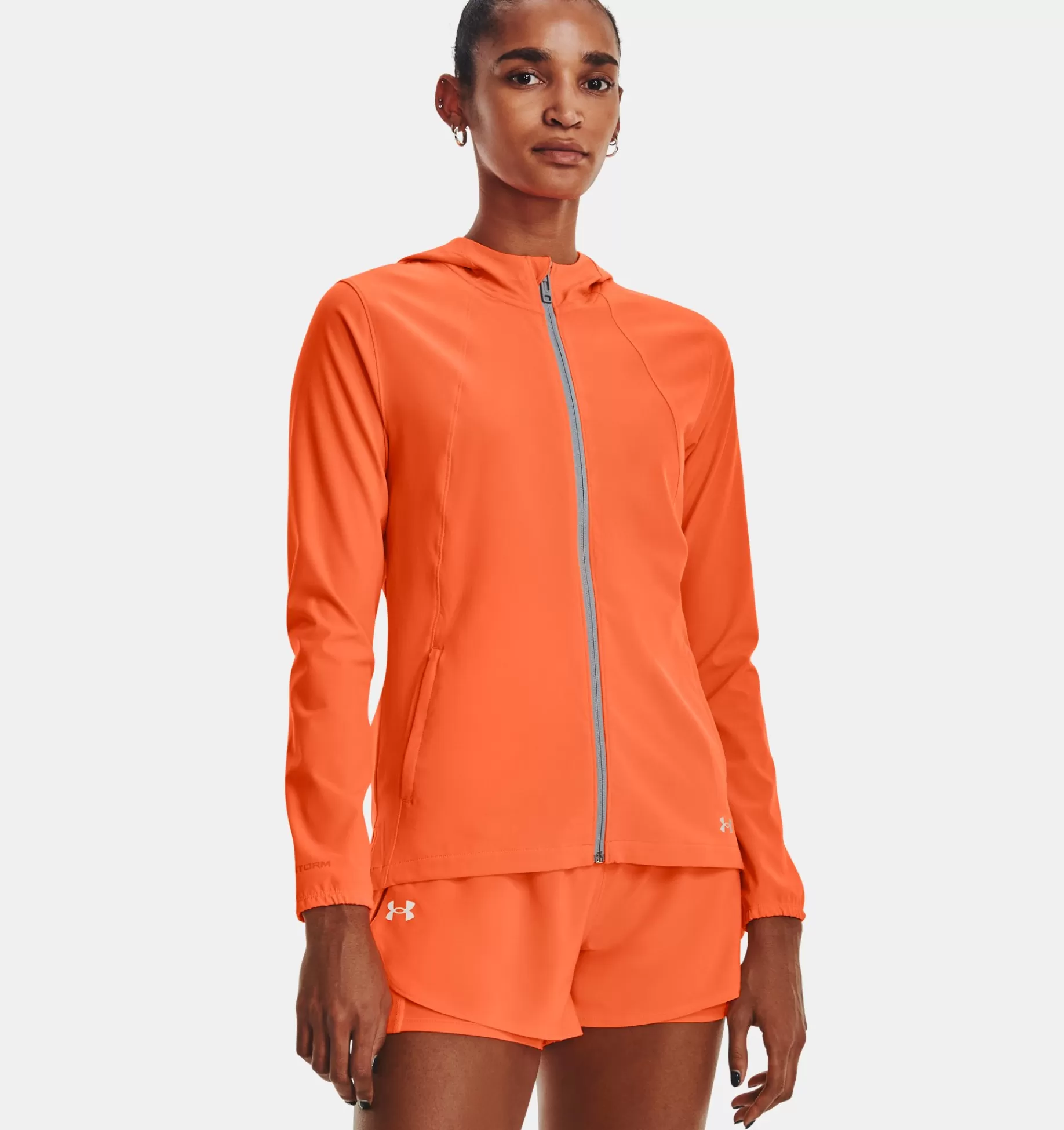 Femmes Under Armour Vêtements D'Exterieur<Veste Coupe-Vent Ua Run Anywhere Pour Femme