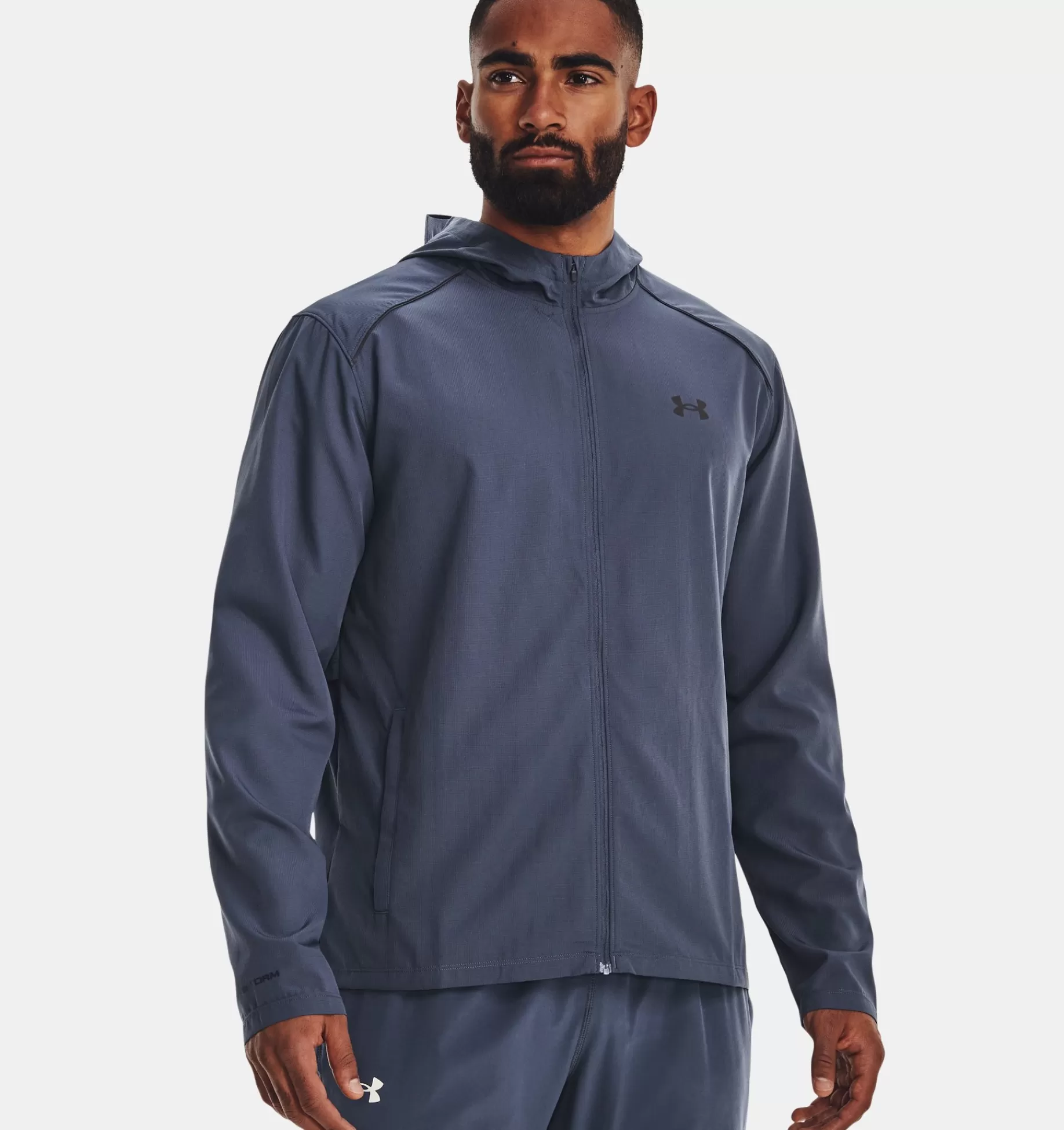 Hommes Under Armour Vêtements D'Exterieur<Veste De Course A Capuche Uastorm Pour Homme