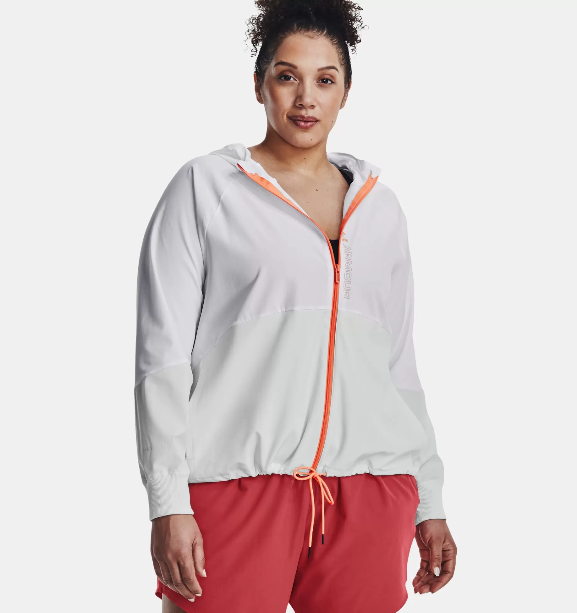 Femmes Under Armour Vêtements D'Exterieur<Veste Entierement Zippee Uawoven Pour Femme