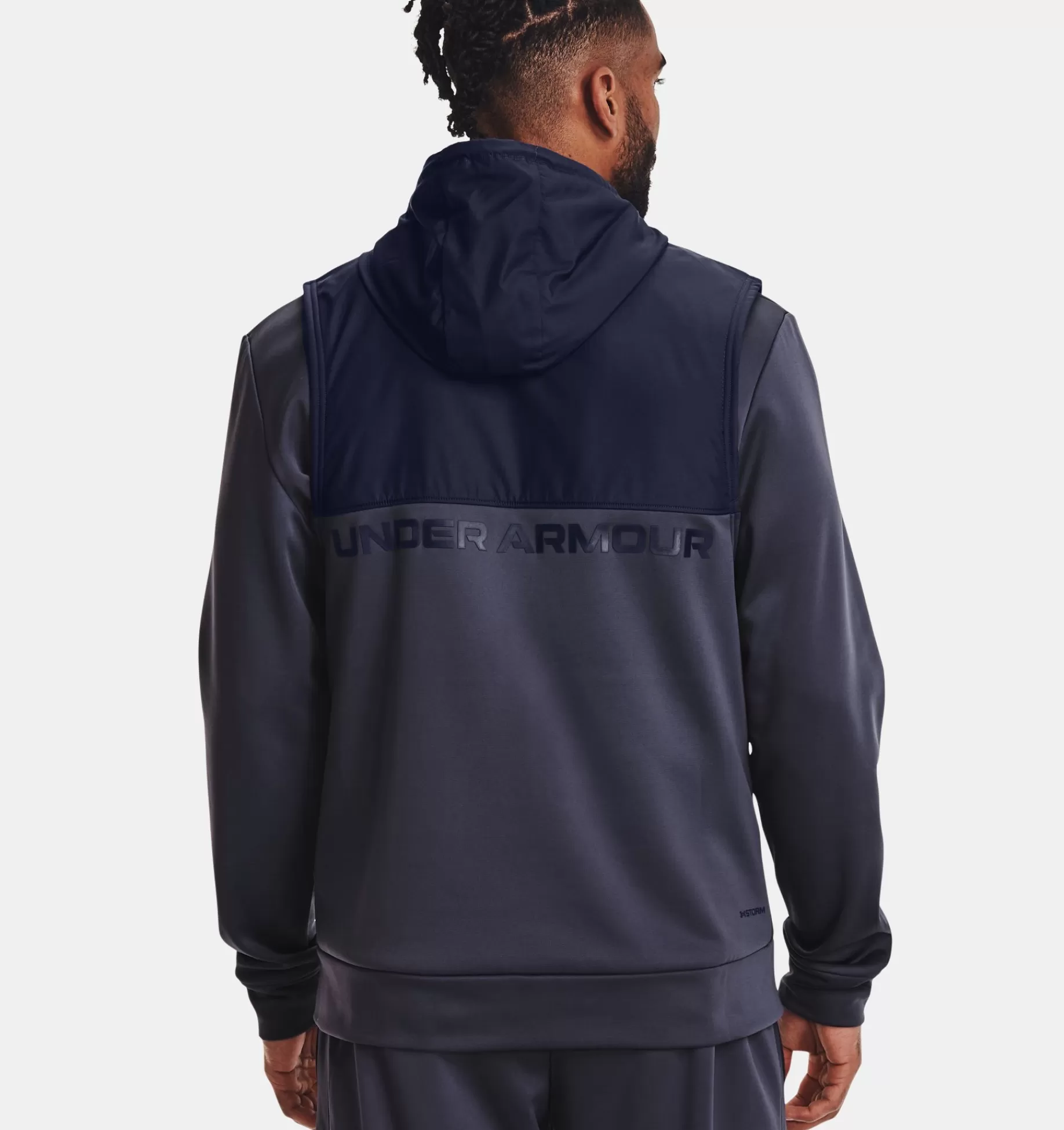 Hommes Under Armour Hauts<Veste Sans Manches A Capuche Armour® Fleece Storm Pour Hommes